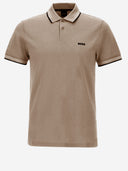 Hugo Boss Stretch Cotton Polo Shirt With Logo