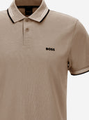 Hugo Boss Stretch Cotton Polo Shirt With Logo