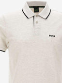Hugo Boss Stretch Cotton Polo Shirt With Logo