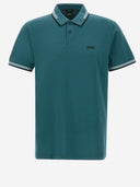 Hugo Boss Stretch Cotton Polo Shirt With Logo