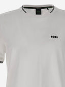 Hugo Boss Stretch Cotton T Shirt With Logo