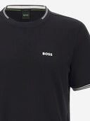 Hugo Boss Stretch Cotton T Shirt With Logo