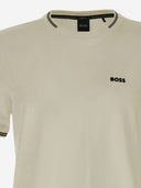 Hugo Boss Stretch Cotton T Shirt With Logo