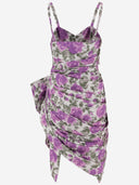 Chloè Midi Dress In Cotton Poplin With Floral Print