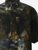 And Wander Nylon Shirt With Abstract Print