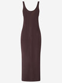 Pinko Stretch Cotton Dress With Jeweled Straps