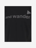And Wander Cotton T Shirt With Lettering Logo
