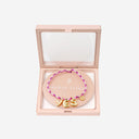 Sorbet Island Fabric And Metal Necklace