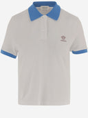 Versace Cotton Polo Shirt With Logo