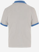 Versace Cotton Polo Shirt With Logo