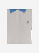 Versace Cotton Polo Shirt With Logo