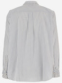 Gestreiftes Baumwollhemd von Jacquemus mit Logo