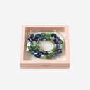 Sorbet Island Heart Shaped Glass Bead Necklace