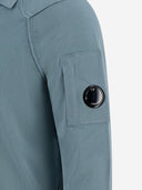 Cp Company Long Sleeved Cotton Polo Shirt