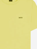Hugo Boss Stretch Cotton T Shirt With Logo