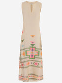 Nema Long Dress With Pattern
