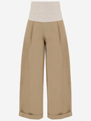 Pantaloni in cotone Darkpark con elastico in vita