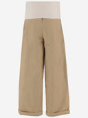 Pantaloni in cotone Darkpark con elastico in vita