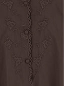 The Garment Cotton Shirt With Floral Embroidery