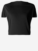 T Shirt Jacquemus Nera in Misto Viscosa