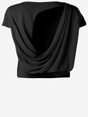 T Shirt Jacquemus Nera in Misto Viscosa
