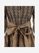 Pep's Cannes Cotton Dress With Geometric Pattern