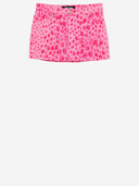 Just Cavalli Printed Cotton Mini Skirt