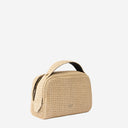 Pinko Small Raffia Bag With Logo