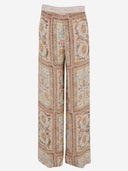 Pantaloni Just Cavalli in Viscosa Stampa Floreale