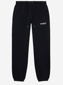 Pantaloni Off White In Cotone Con Logo