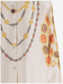 Versace Printed Silk Twill Shirt
