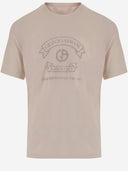Giorgio Armani Viscose T Shirt With Logo Print