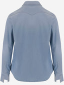 Gherardi Stretch Cotton Denim Shirt
