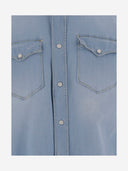 Gherardi Stretch Cotton Denim Shirt