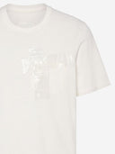 Maison Margiela Cotton T Shirt With Adhesive Strip