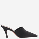 Amina Muaddi Jamie Silk Satin Mules