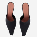 Amina Muaddi Jamie Silk Satin Mules