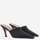 Amina Muaddi Jamie Silk Satin Mules