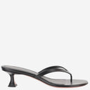 Amina Muaddi Juliette Ledersandalen