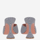 Amina Muaddi Lupita Fabric And Leather Sandals