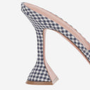 Amina Muaddi Lupita Fabric And Leather Sandals