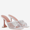 Amina Muaddi Lupita kristallen sandalen