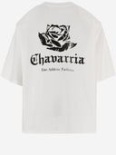 Adidas X Willy Chavarria Willy Chavarria X Adidas Baumwoll-T-Shirt mit Logo