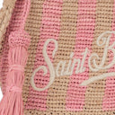 Mc2 Saint Barth Rafiya Clutch With Logo