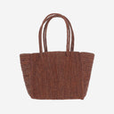 Mc2 Saint Barth Rafiya Handbag With Logo