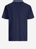Just Cavalli Cotton Polo Shirt With Two Tone Collar And Logo