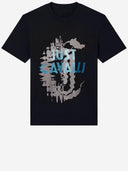 T Shirt Just Cavalli In Cotone Con Stampa Logo