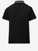 Just Cavalli Cotton Polo Shirt With Two Tone Collar And Logo