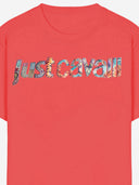 Just Cavalli Cotton T Shirt With Logo