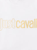 T Shirt Just Cavalli In Cotone Con Logo